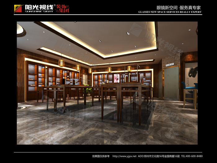 实木眼镜展柜图片 实木眼镜展柜图片